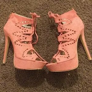 Pink size 9 heels